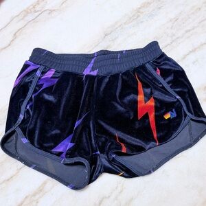 Aviator nation Velvet Bolt Repeat Jogger Shorts